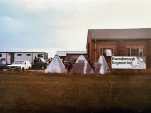 Knaresborough Engineering. On of our early buildings on Thorp Arch Trading Estate Knaresborough Engineering Yorkshire