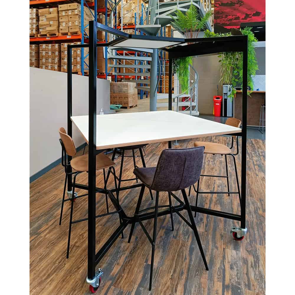 Mild steel meeting table fabricated by Knaresborough Engineering (Yorkshire) Limited. Mild steel meeting table fabricated by Knaresborough Engineering (Yorkshire) Limited.