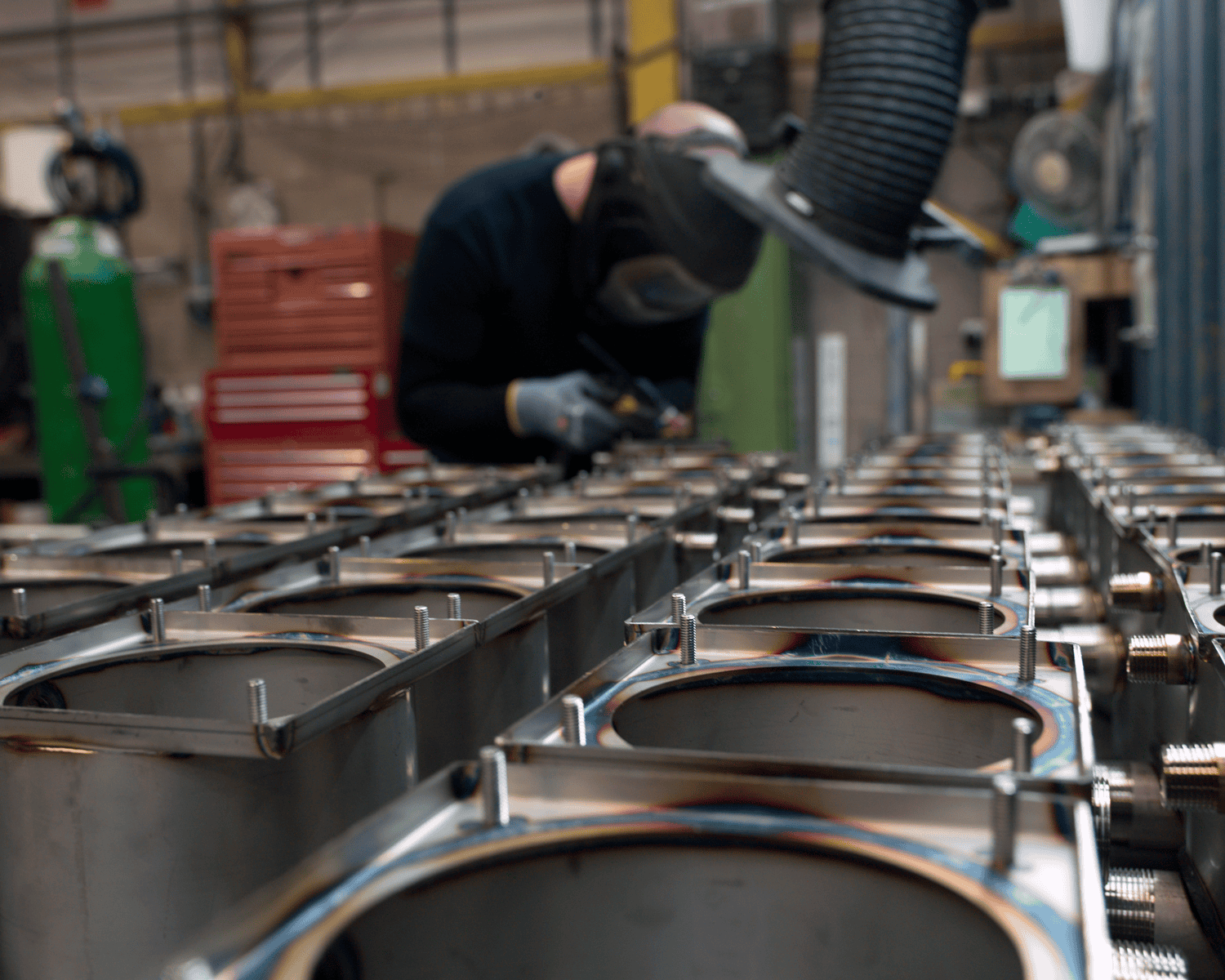 Welding at Knaresborough Engineering Yorkshire