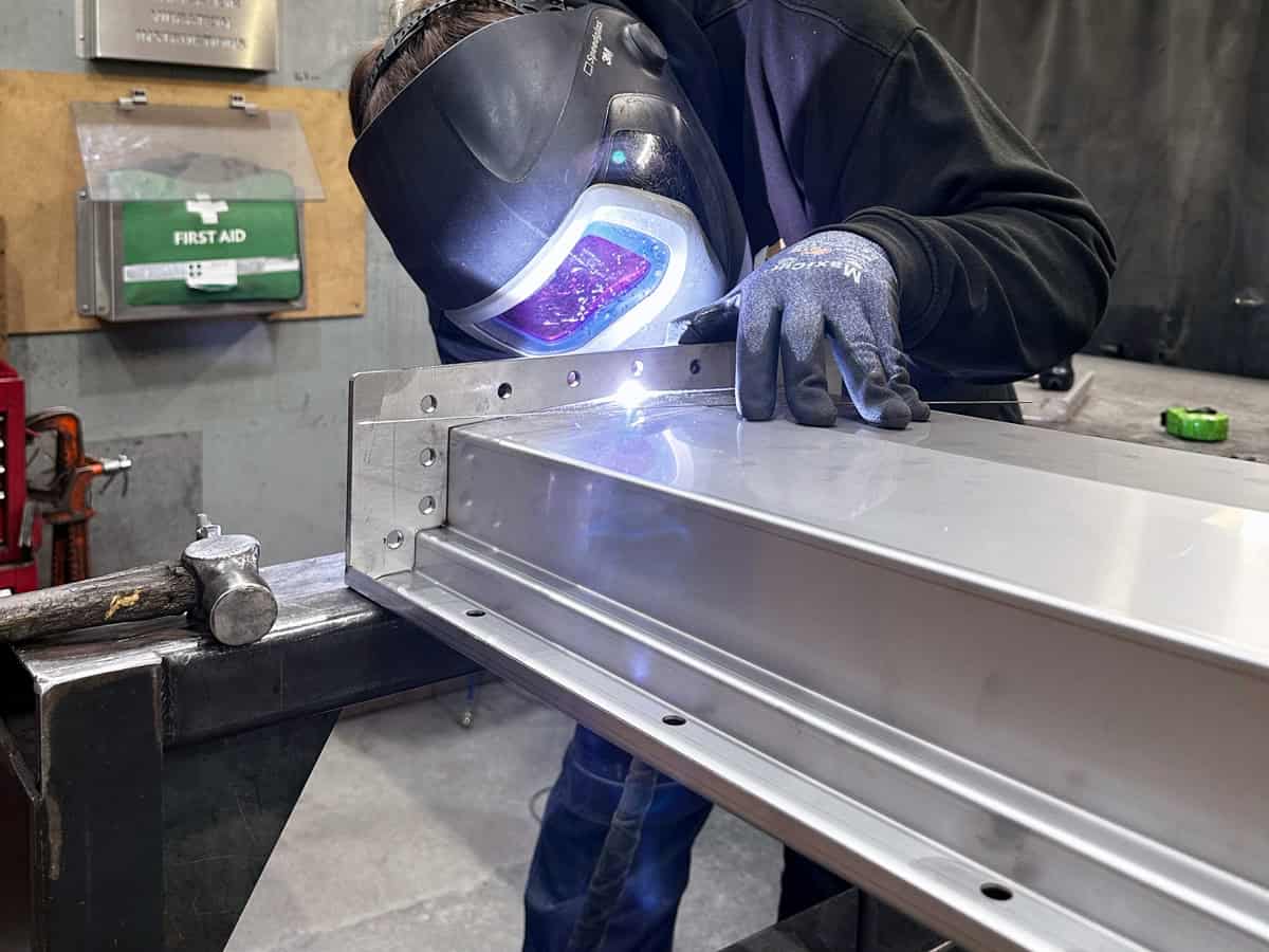 Welding at Knaresborough Engineering Yorkshire