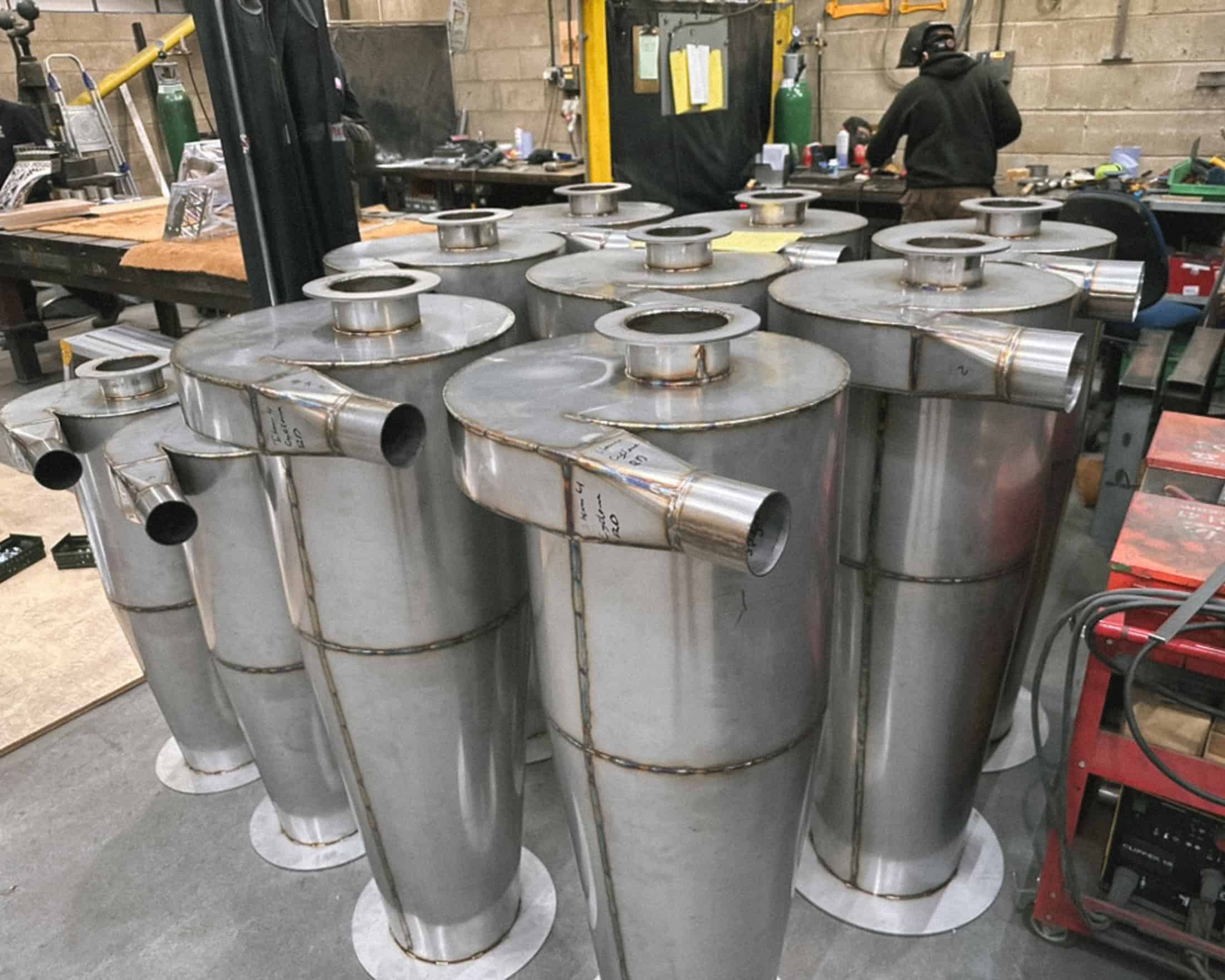 Stainless Hoppers by Knaresborough Engineering Knaresborough Engineering Yorkshire